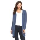 Women's Apt. 9&reg; Split Back Cardigan, Size: Xxl, Blue