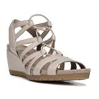 Lifestride Nadira Women's Wedge Sandals, Size: 5.5 Med, Beig/green (beig/khaki)