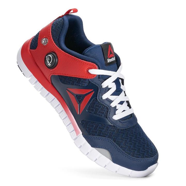 Reebok Zpump Instinct Boys' Running Shoes, Boy's, Size: Medium (7), Multicolor