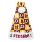 Foco Washington Redskins Christmas Santa Hat, Multicolor