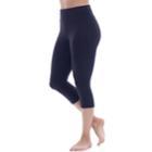 Women's Bally Total Fitness Slimming Capri Leggings, Size: Medium, Black