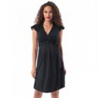 Maternity Pip & Vine By Rosie Pope Lace Wrap Dress, Women's, Size: Xl-mat, Black