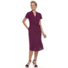 Women's Dana Buchman Notch Collar Dress, Size: Medium, Drk Purple