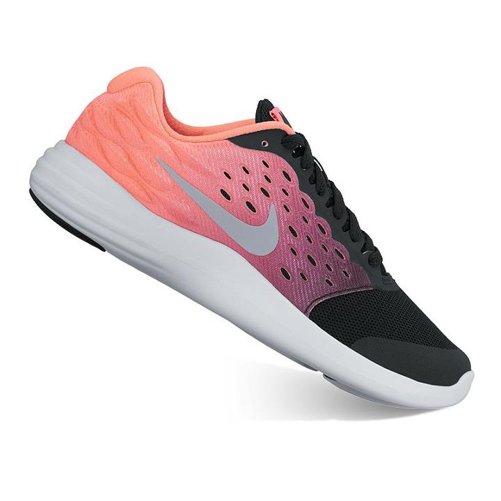 Nike Lunarstelos Grade School Girls' Shoes, Girl's, Size: 5, Black