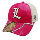 Adult Top Of The World Louisville Cardinals Doe Camo Adjustable Cap, Women's, Med Pink