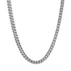Lynx Stainless Steel Foxtail Chain Necklace - 20 In. - Men, Size: 20, Grey