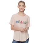 Juniors' Miami Tee, Teens, Size: Large, Med Pink