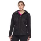 Plus Size Tek Gear&reg; Mixed Quilted Jacket, Women's, Size: 1xl, Black