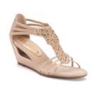 New York Transit Bright Looking Women's Wedge Sandals, Size: Medium (6), Natural