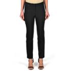 Women's Larry Levine 5-pocket Millennium Pant, Size: 8, Black