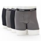 Men's Gildan 4-pack Platinum Cool Spire Boxer Briefs, Size: Large, Black