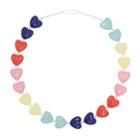 Girls 4-8 Carter's Heart Rainbow Bead Necklace, Multicolor