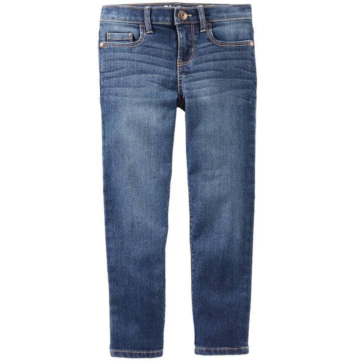 Girls 4-12 Oshkosh B'gosh&reg; Skinny Jeans, Size: 12, Blue