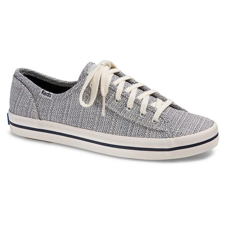 Keds Kickstart Textured Women's Ortholite Sneakers, Size: 9, Blue (navy)