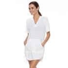 Women's Free Country Hooded Swim Cover-up, Size: Large, White