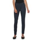 Juniors' Rewind Mid-rise Double Button Ponte Leggings, Teens, Size: Small, Oxford