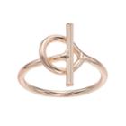 Lc Lauren Conrad Toggle Ring, Women's, Size: 7, Light Pink