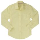 Husky French Toast School Uniform Classic Dress Shirt, Boy's, Size: 18 Husky, Yellow