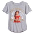 Disney's Elena Of Avalor Girls 7-16 The Magic Is Within You Glitter Graphic Tee, Girl's, Size: Medium, Med Grey