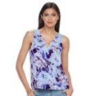 Women's Jennifer Lopez Crisscross Faux-wrap Tank, Size: Xl, Blue