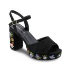 Olivia Miller Astoria Women's Platform High Heel Sandals, Size: 6, Black
