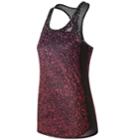 Women's New Balance Printed Accelerate Tank, Size: Large, Med Red