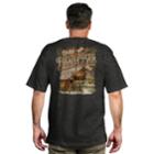 Men's Newport Blue Waterfront Oasis Beach Bar Graphic Tee, Size: Large, Dark Grey