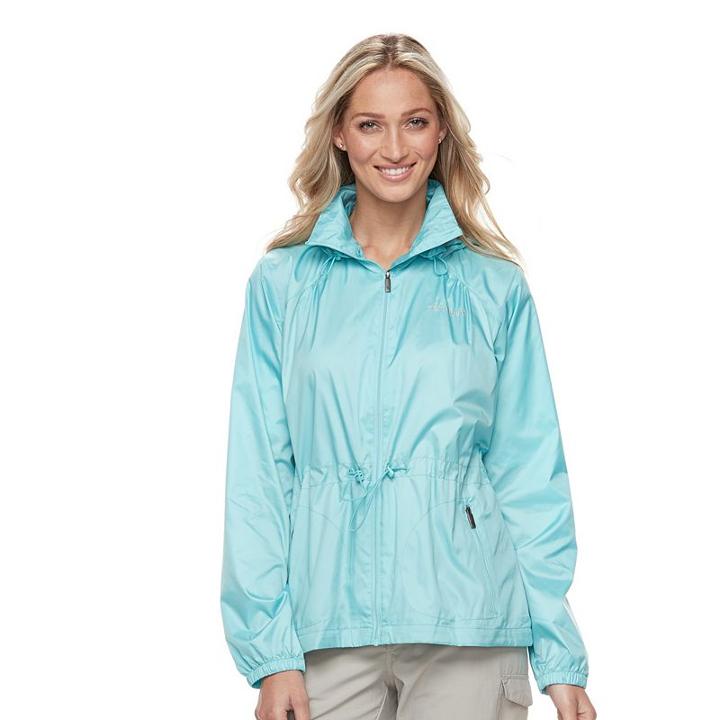 Women's Columbia Stone Creek Hooded Anorak Jacket, Size: Xl, Green Oth