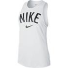 Women's Nike Tomboy Graphic Tank Top, Size: Large, White