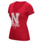 Women's Adidas Nebraska Cornhuskers Football Tee, Size: Xl, Red