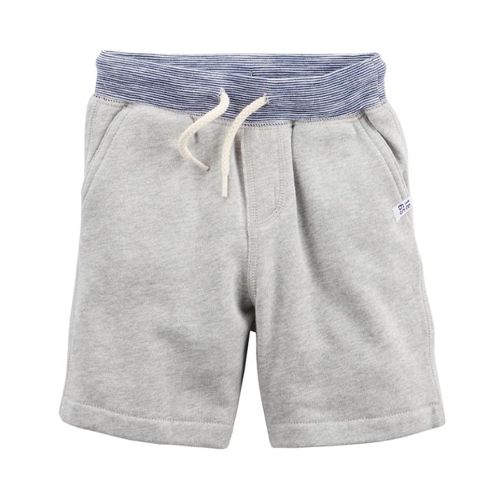 Toddler Boy Carter's Knit French Terry Pull-on Shorts, Size: 4t, Light Grey