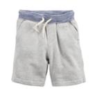 Toddler Boy Carter's Knit French Terry Pull-on Shorts, Size: 4t, Light Grey