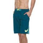 Big & Tall Nike Swim Swoosh Vortex Brushed Microfiber 11-inch Volley Shorts, Men's, Size: 3xl Tall, Dark Blue