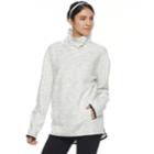 Women's Tek Gear&reg; Fleece Funnel Neck Pullover Top, Size: Large, White