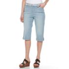 Petite Gloria Vanderbilt Lillian Skimmer Pants, Women's, Size: 16 Petite, Med Blue