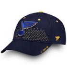 Men's St. Louis Blues Draft Cap, Size: Medium/large, Blue (navy)