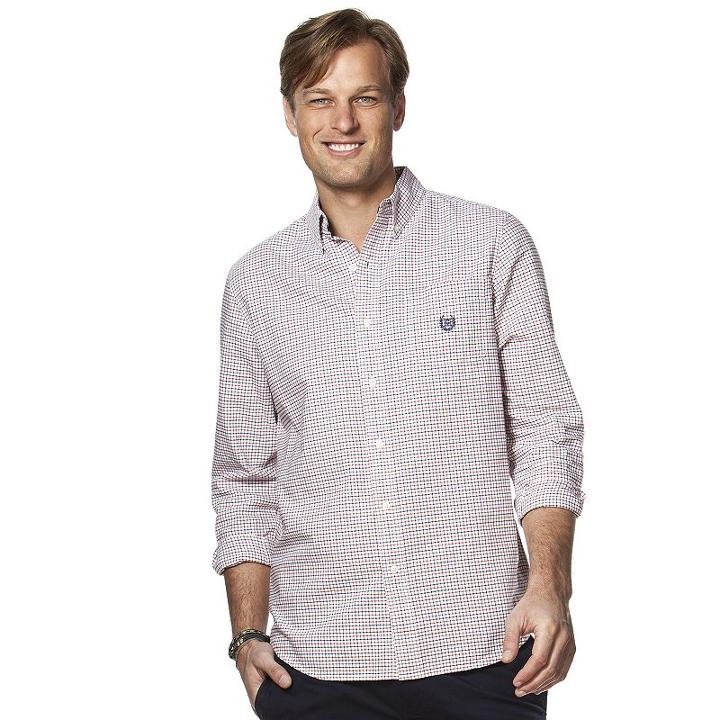 Big & Tall Chaps Classic-fit Oxford Button-down Shirt, Men's, Size: L Tall, Orange