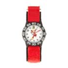 Disney's Mickey Mouse Roadster Racer Time Teacher Watch, Boy's, Size: Medium, Red