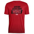 Boys 8-20 Under Armour Here For The Win Tee, Size: Medium, Red