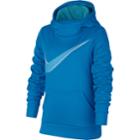Girls 7-16 Nike Swoosh Therma Fleece Hoodie, Size: Xl, Brt Blue