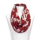 Women's Zoozatz Indiana Hoosiers Logo Infinity Scarf, Multicolor