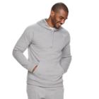 Men's Tek Gear&reg; Pullover Fleece Hoodie, Size: Medium, Light Grey