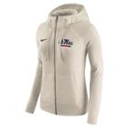 Women's Nike Ole Miss Rebels Gym Vintage Hoodie, Size: Medium, Natural