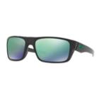 Oakley Drop Point Oo9367 60mm Rectangle Jade Iridium Mirror Sunglasses, Women's, Black