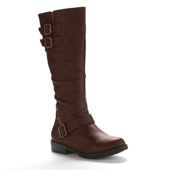 Nyla Marlow Women's Knee-high Boots, Girl's, Size: 6, Brown