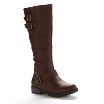 Nyla Marlow Women's Knee-high Boots, Girl's, Size: 6, Brown