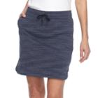 Women's Croft & Barrow&reg; Solid Knit Skort, Size: Small, Blue (navy)