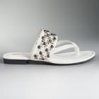 Simply Vera Vera Wang Bea Women's Sandals, Size: 7, White