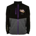 Men's Franchise Club Lsu Tigers Fusion Softshell Jacket, Size: Xl, Black