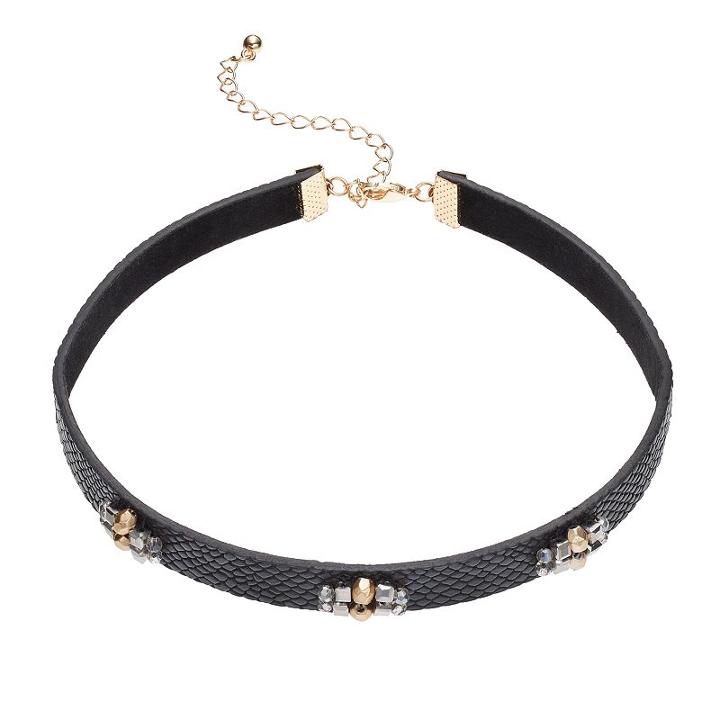 Beaded Cluster Choker Necklace, Women's, Oxford